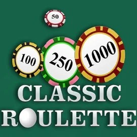 Roulette slot logo by OneTouch Games at Flash Casino
